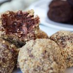 Chocolate Chocolate-Chip Cookie Dough Truffles
